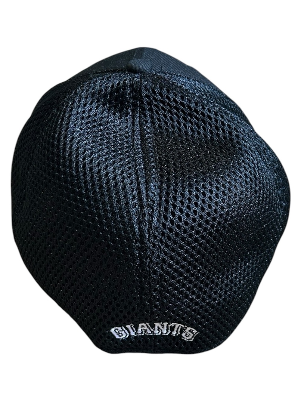 New Era SF Giants 39THIRTY Hat L/XL Black Stretch Fit MLB Mesh Cap - Picture 10 of 10